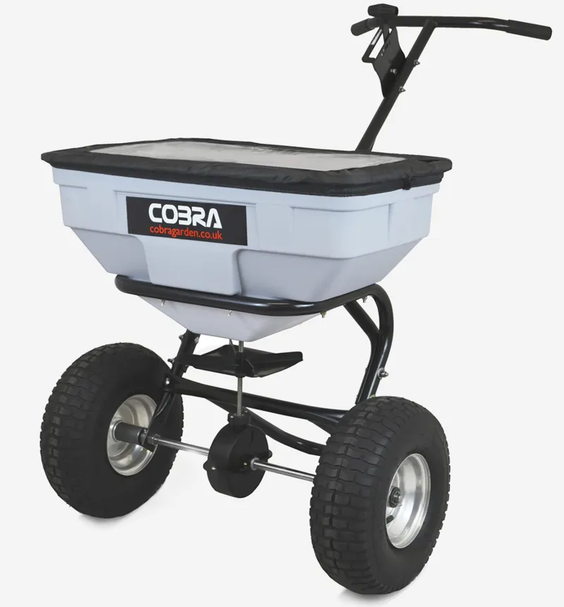 56kg 60l Walk Behind With Screen And Rain Cover Pnematic Tyres